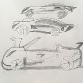 The Three Cool Cars. Projekt z dziedziny Design, Wzornictwo przem, słowe, Projektowanie produktowe i Sketching użytkownika Kanav Vartak - 08.04.2025