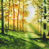 Dreamy Watercolor Landscapes: Paint with Light. Un proyecto de Pintura y Pintura a la acuarela de Tony Sevilla - 08.04.2025