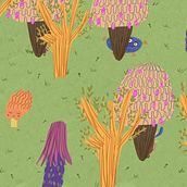 Hide and seek. Character Design, Children's Illustration, Design, Drawing, Traditional illustration, Narrative, Stor, and telling project by katsch - 04.09.2025
