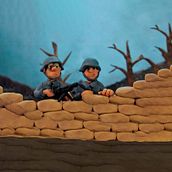 Animación Stop Motion en Mesa Multiplano . Un progetto di Animazione, Cinema, Cinema, video e TV, Postproduzione fotografica, Stop motion e Video di Pablo Espinoza - 10.04.2025