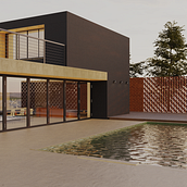 Entre sentidos. 3D Modeling, Architecture, ArchVIZ, Interior Design, and Spatial Design project by Paula Andrea Pérez - 04.12.2025