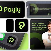 Payly — Smooth, Modern, and Friendly Digital Payments. Br, ing, Identit, Design, Logo Design, and Graphic Design project by Duncan Glenadel - 04.12.2025