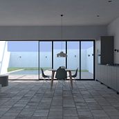 Render exterior con iluminación natural y materiales realistas. Architecture, Digital Architecture, Interior Architecture, and ArchVIZ project by flcamachocu - 04.13.2025