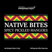 Native Bites: Spicy Pickled Mangoes. Br, ing, Identit, Graphic Design, and Logo Design project by franzzapanta1033 - 04.13.2025