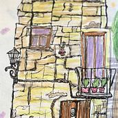 The Yellow Building Ein Projekt aus dem Bereich Architektonische Illustration, Zeichnung, Illustration mit Tinte, Sketchbook und Skizzenentwurf von matthew_grinder80 - 14.04.2025