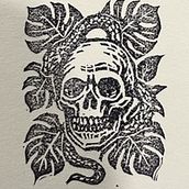 Pruebas de primeros sellos . Un progetto di Artigianato, Incisione, Belle arti, Illustrazione tradizionale, Stampa e Tipografia di Jonathan Ortiz - 14.04.2025