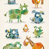 Mein Abschlussprojekt - Illustrate Characters for Children. Character Design, Children's Illustration, Digital Illustration, and Picturebook project by Alexi Becker - 04.14.2025