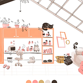 Background Design . Concept Art, Digital Drawing, Digital Illustration, and Drawing project by grethalimberger - 04.14.2025