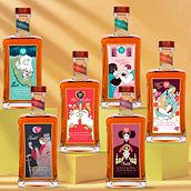 Edición limitada Rabbit Hole distillery. Un projet de Illustration numérique de Sonia Alins Miguel - 15.04.2025