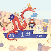 Dog Show. Drawing, Picturebook, Digital Illustration, Stor, telling, and Children's Illustration project by miareim2 - 04.15.2025