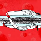 Editorial Illustration for Modern Love/New York Times. Digital Illustration, Stor, telling, Editorial Illustration, and Editorial Design project by Berna Eyuboglu - 04.15.2025