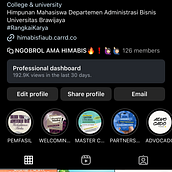 My content creating journey in @himabis @_rafifsa.. Marketing, Digital Marketing, Content Marketing, Facebook Marketing, YouTube Marketing & Instagram Marketing project by Rafif Shafwan Ario - 04.15.2025