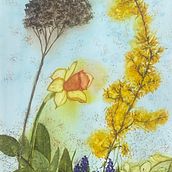 printemps au jardin. Watercolor Painting project by lyon7 - 04.15.2025
