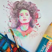 Don’t let “not enough” hold you back.. Drawing, Painting, Narrative, Watercolor Painting, Stor, telling, Creativit, Pencil Drawing, and Sketchbook project by Rad Sol - 04.16.2025