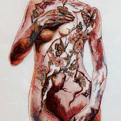  Embroidering the Feminine Soul Through Nature. Un projet de Broderie , et Art textile de Kathrin Marchenko - 16.04.2025
