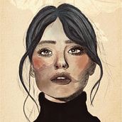 Portrait . Traditional illustration, Vector Illustration, Portrait Drawing, and Digital Illustration project by mzaridze_tla - 04.17.2025