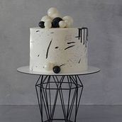 Black and white cake.. DIY, e Design projeto de cakencakes - 17.04.2025