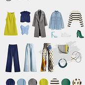 Looks para una semana en París. Design, and Fashion Design project by Katherine G Flores - 04.18.2025