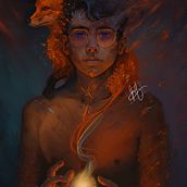El soñador eterno. Un progetto di Illustrazione digitale, Graphic design e Character design di Jorge Pinedo - 18.04.2025