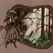 Witch's first adventure. Ilustração infantil, Ilustração digital, Pintura digital, e Álbum ilustrado projeto de Ann Bakken - 19.04.2025