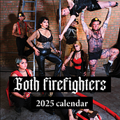 Goth Firefighters: 2025 Print Calendar. Photograph, Design, DIY, Creativit, Fashion Design, and Concept Art project by Dora Segall - 04.19.2025