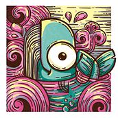 Learn to draw a whale with huge eyes. Traditional illustration, Digital Illustration, and Drawing project by Melisa Tovar - 04.19.2025