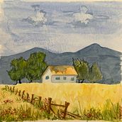 Tentativa antes de qualquer curso.. Watercolor Painting project by Ernani Ribeiro - 04.19.2025