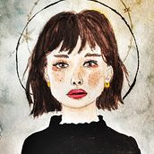 Artistic Watercolour Portrait . Portrait Drawing, Traditional illustration, and Watercolor Painting project by Cloud - 04.19.2025