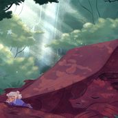 La hora de la siesta. Digital Illustration project by Arantxa Beré - 04.19.2025