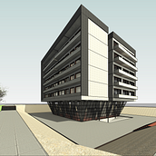 Entrega edificio paramétrico. Projekt z dziedziny 3D,  Architektura, Architektura c, frowa,  Modelowanie 3D i Wizualizacja architektoniczna użytkownika juanjose_rodrigueznova - 20.04.2025