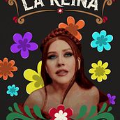 Poster La Reina-Christina Aguilera. Creativit, Design, Digital Design, Graphic Design, Poster Design, T, pograph, Vector Illustration, and Lettering project by jota_ro - 04.20.2025