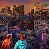 Città della fine. Un progetto di Illustrazione digitale di julyy - 20.04.2025
