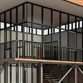 Proyecto final Revit. 3D, Architecture, Digital Architecture, Interior Architecture, 3D Modeling, and ArchVIZ project by Luis Andres Zaruma - 04.20.2025