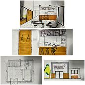 Pasteleria. Un proyecto de Arquitectura e Ilustración arquitectónica de anayitzafernandez - 21.04.2025