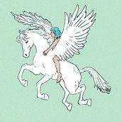 Pegaso del sueño.. Digital Illustration project by Danae Sánchez - 04.21.2025