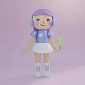 Veranito. 3D Modeling, Character Design, and Digital Illustration project by valben - 04.21.2025