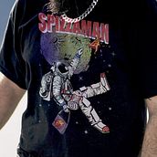 SPIZZAMAN (Meu Processo de Ilustração em Camisetas). Ilustração digital, Desenho, Desenho digital, e Esboçado projeto de indiemodjo - 21.04.2025