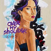 Over mijn schouder. Een project van Schilderij,  Acr, lschilderij y Traditionele illustratie van Carole - 21.04.2025