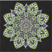 BUTTERFLY MANDALA. Graphic Design, Drawing, and Digital Illustration project by Brenda Davis - 04.22.2025