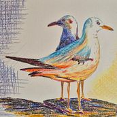 Vuélvete hacia mí: ¡viendo colores!. Un proyecto de Ilustración tradicional, Dibujo, Ilustración naturalista				, Dibujo realista y Dibujo con lápices de colores de akhasanova - 22.04.2025