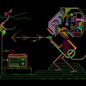 Tecnología y tradición. Pixel Art, and Vector Illustration project by Omar Gómez - 04.22.2025