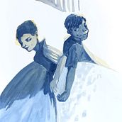 Make an illustration from a doodle. Un progetto di Illustrazione tradizionale, Pittura ad acquerello, Pittura gouache e Bozzetti di Svitlana - 22.04.2025
