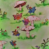Une journée dans le cercle des fées. Un projet de Illustration traditionnelle, Illustration jeunesse, Aquarelle, Stor , et telling de Misha - 22.04.2025