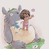 Felicidade. Een project van Digitale illustratie van Thiago Costa - 22.04.2025