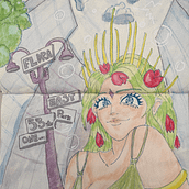 Flora . Een project van  Tekening van monicamandikova - 22.04.2025