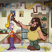 LO SCIAMANO. Un progetto di Illustrazione digitale di Juan Rey - 22.04.2025