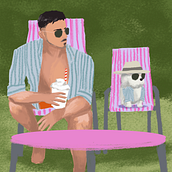 Lucio. Projekt z dziedziny Ilustracja c, frowa,  R, sunek i Projektowanie graficzne użytkownika Adriel Ponce - 22.04.2025