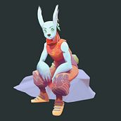 Thanks Nicholas Kole, I didn't think I could colour!. Character Design, Digital Drawing, Digital Illustration, Digital Painting, and Traditional illustration project by eyemack - 04.22.2025