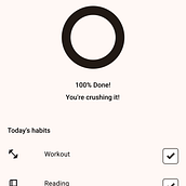 Minimal Habit Tracker - Simple Design for Daily Motivation. This is a prototype of a minimalist habit tracker app. I designed it to support users in building and maintaining positive routines with clarity and ease. . Digital Design, Mobile Design, Web Design, and UX / UI project by marie_tslk08 - 04.25.2025