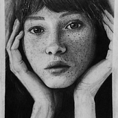 Retrato. Traditional illustration project by Viviane de Morais Nascimento - 04.26.2025